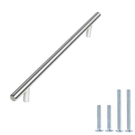 South Main Hardware 7.5 in. (192 mm) Stainless Steel Slim-Style Modern Euro Bar Cabinet Pull (10PK) SH607-5-SS-10